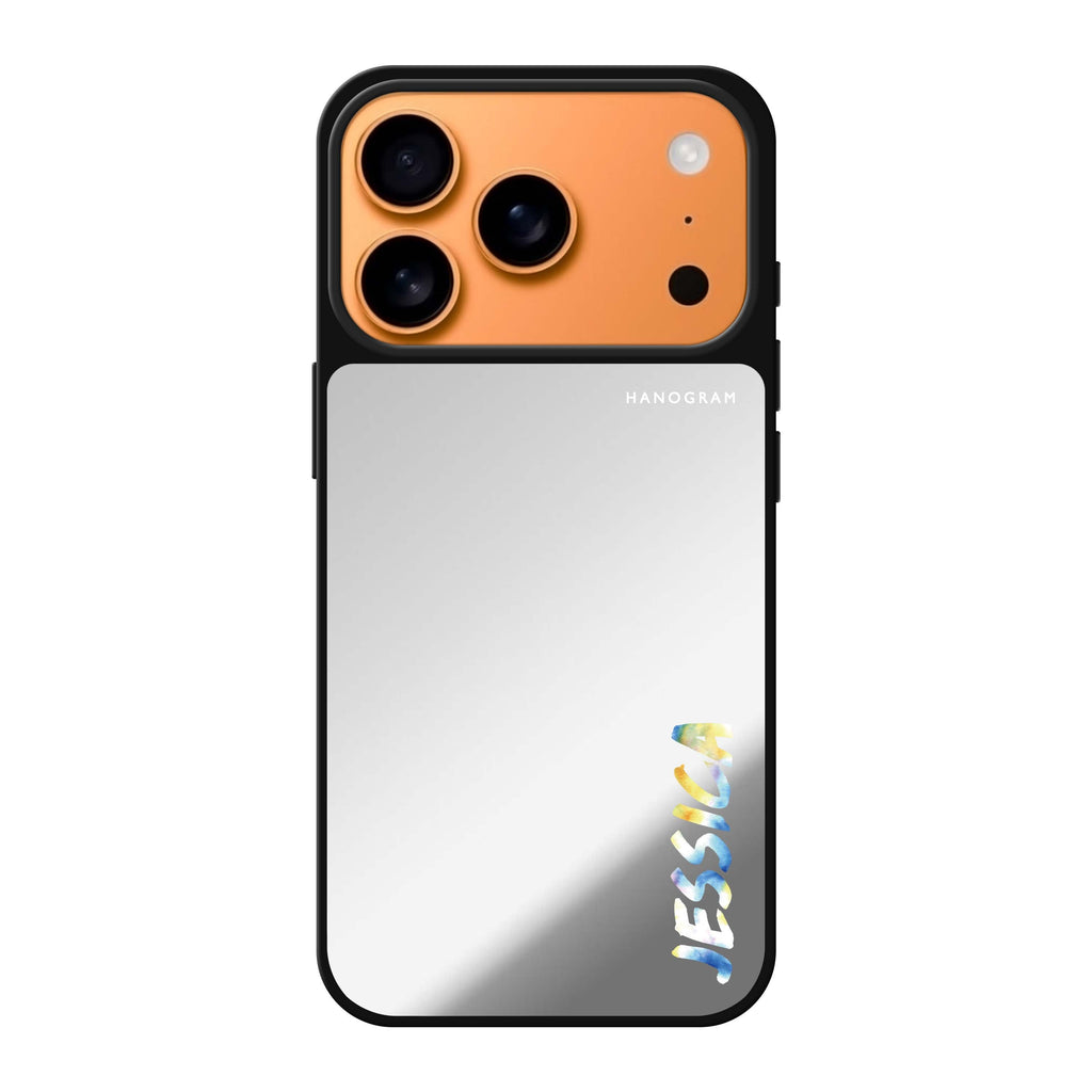 My Watercolour Name 文字 iPhone 17 Pro Max 鏡面手機殼主圖