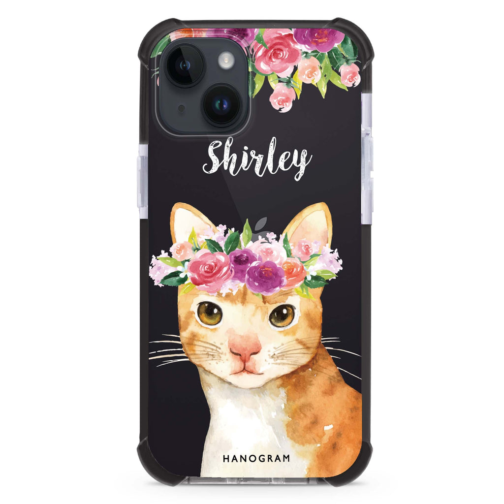 Floral and Cat 超強防摔保護殼