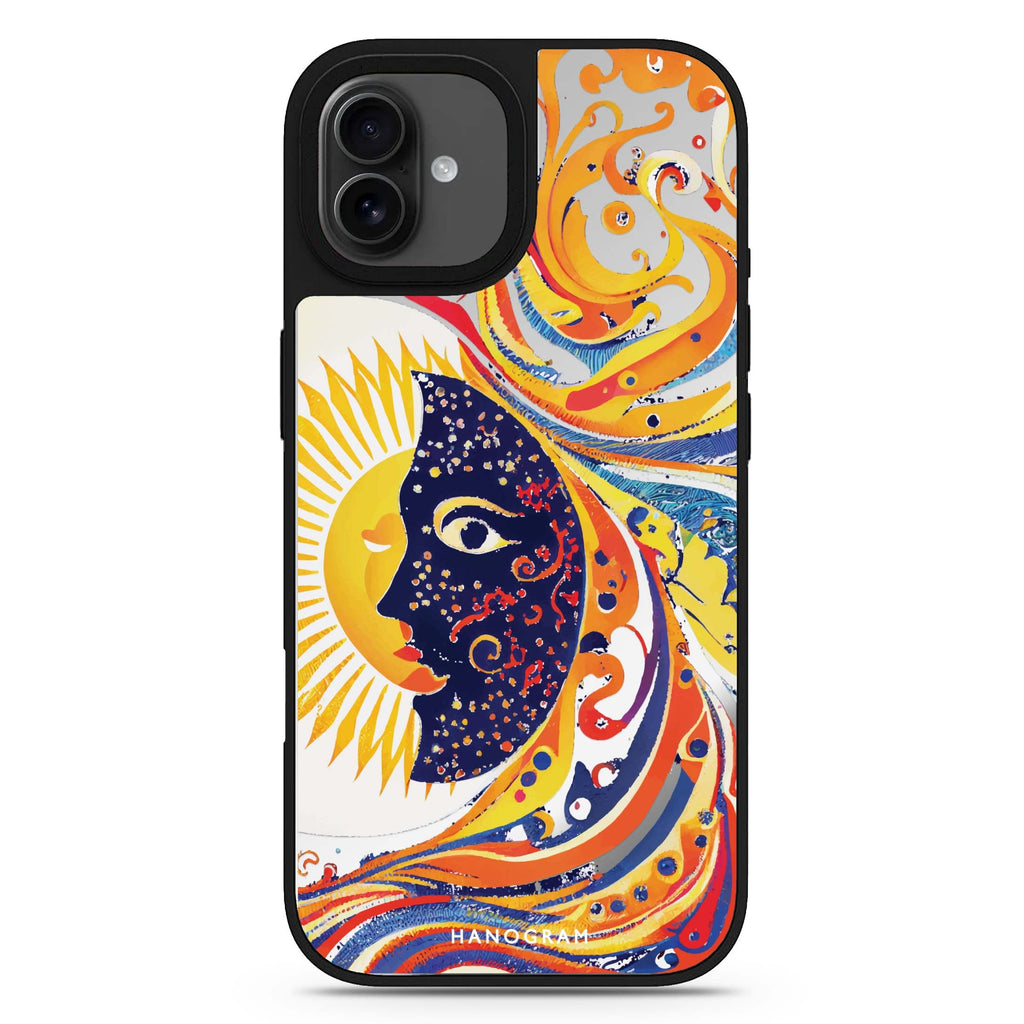 Sun & Moon iPhone 17 星空鏡面手機殼 主圖設計