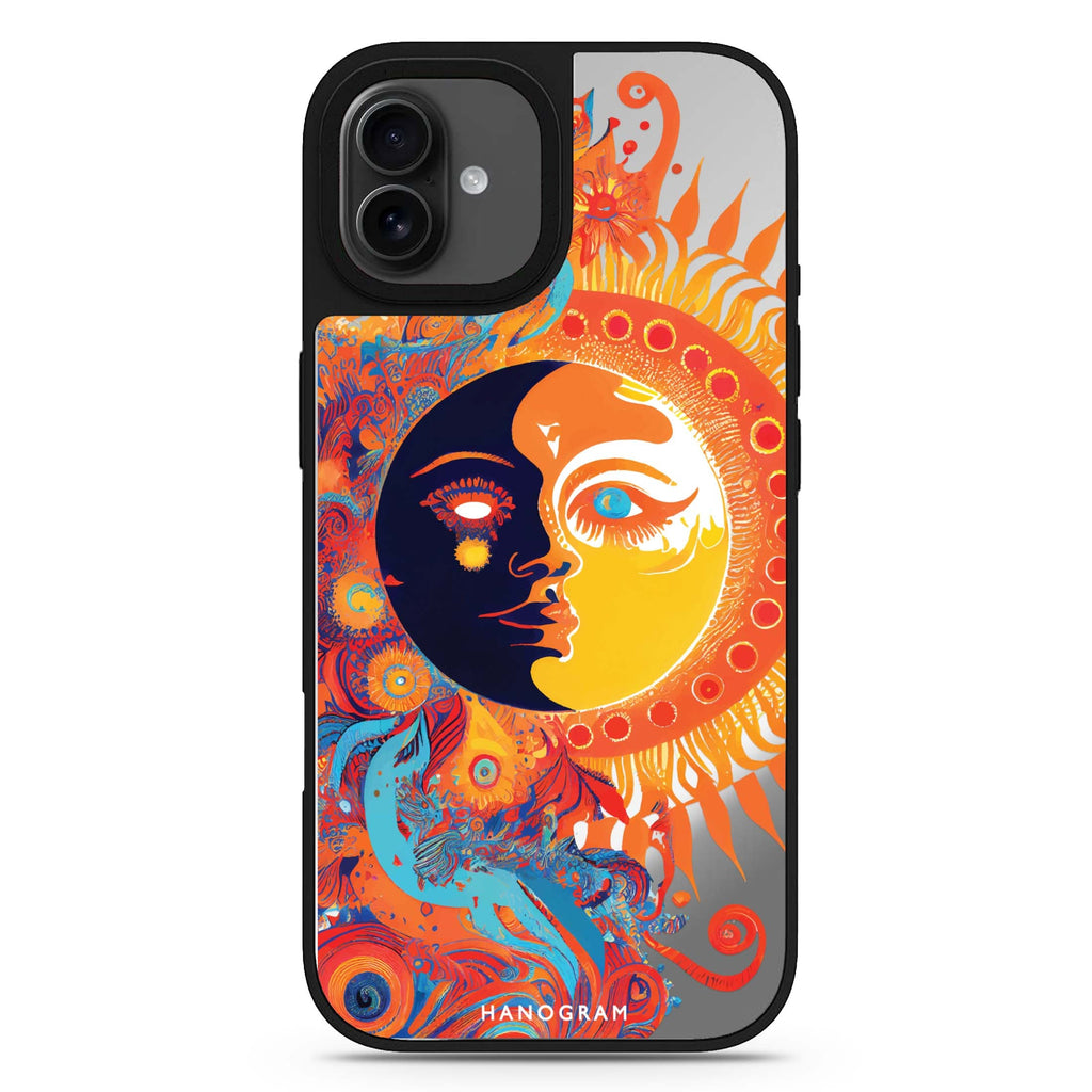 Moon & Sun iPhone 17 星空鏡面手機殼 主圖設計