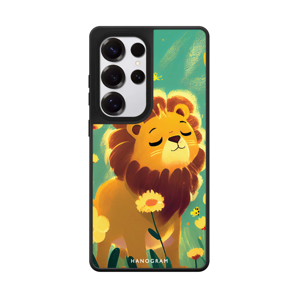 Lion in the garden 鏡面手機殼