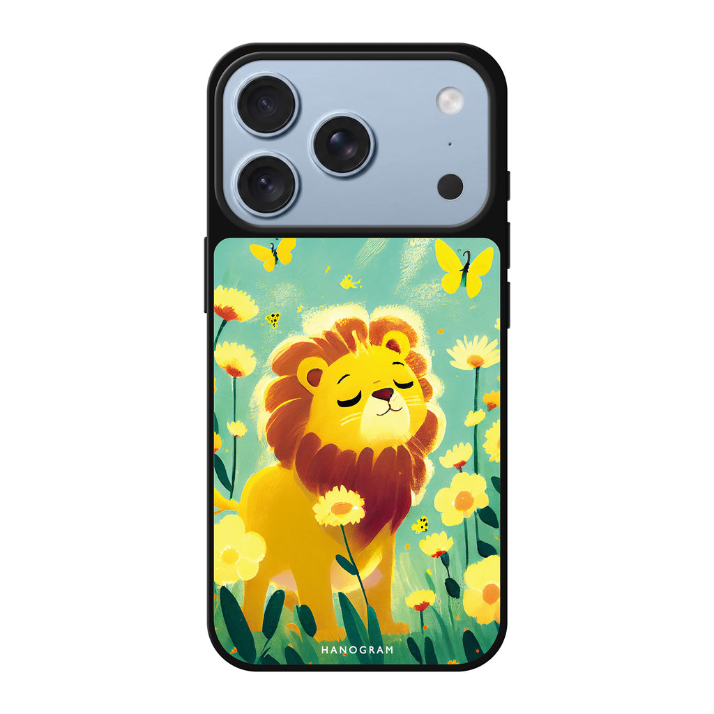 Lion in the garden 鏡面手機殼