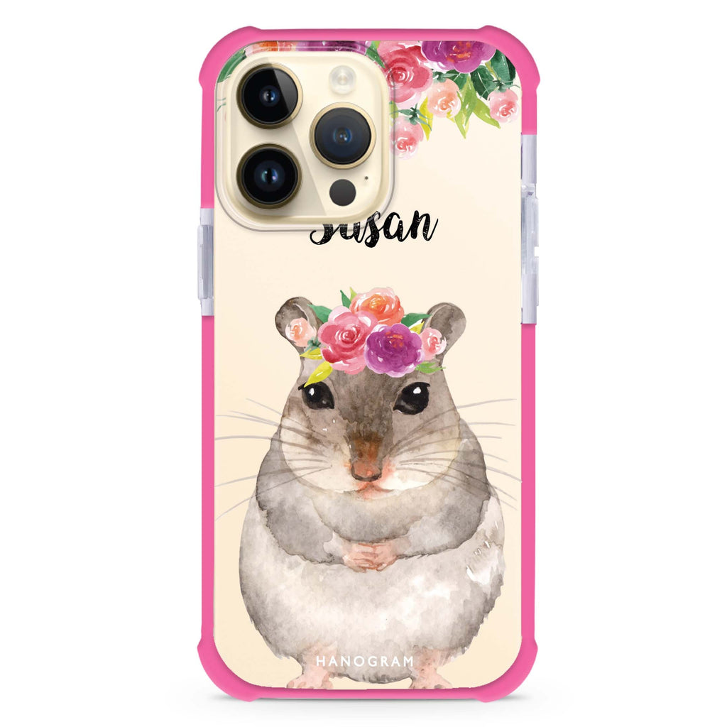 Floral and Hamster 超強防摔保護殼