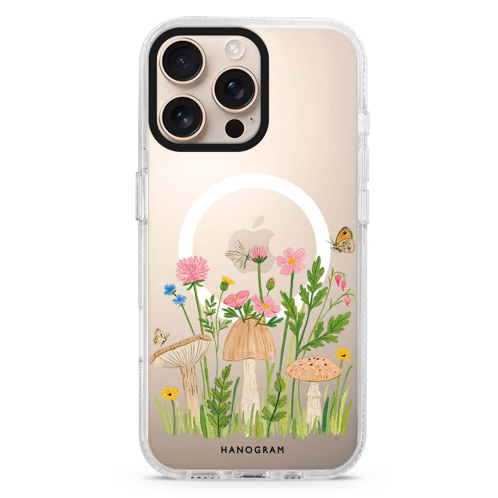 Under the Clover Canopy Magsafe 兼容水晶透明保護殼