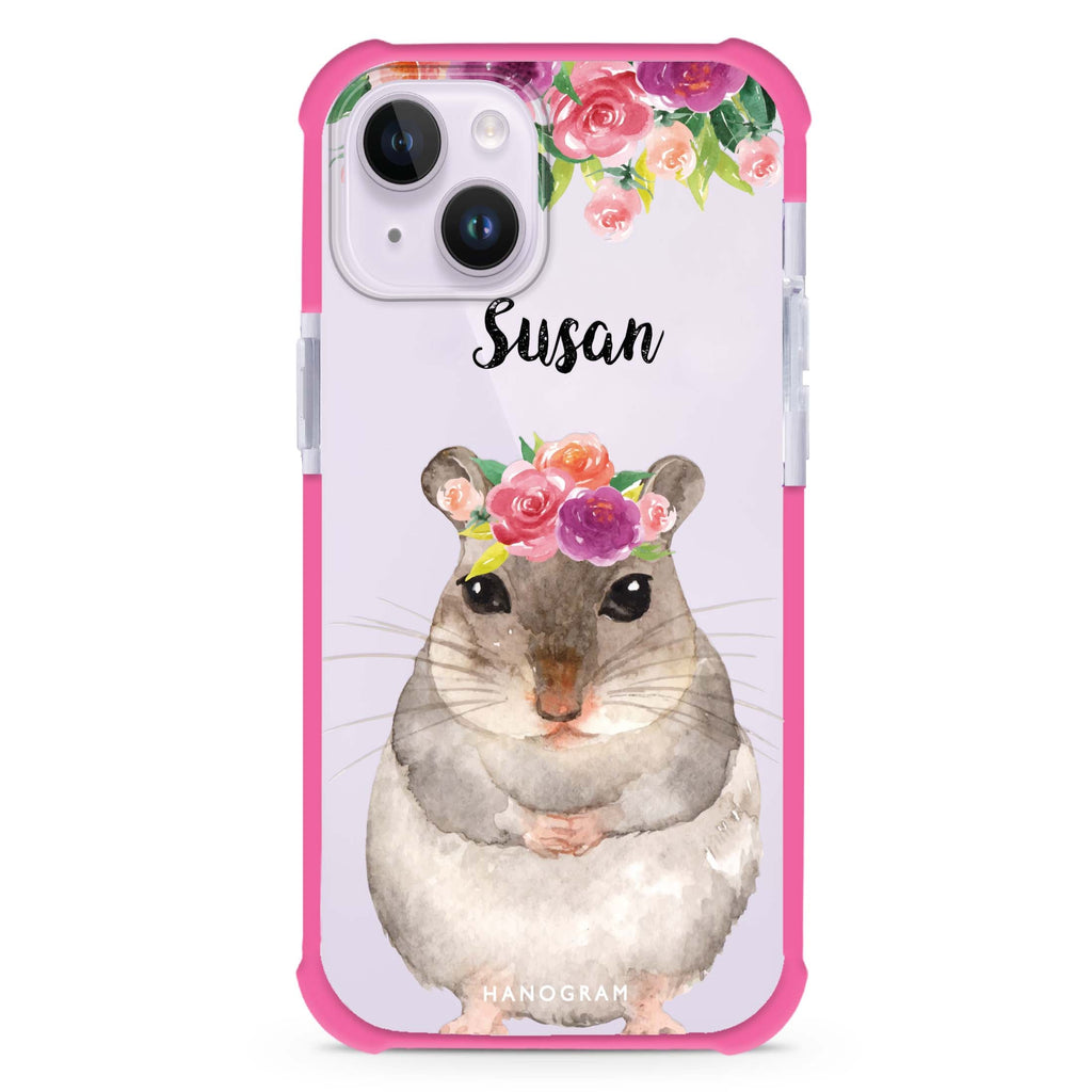 Floral and Hamster 超強防摔保護殼