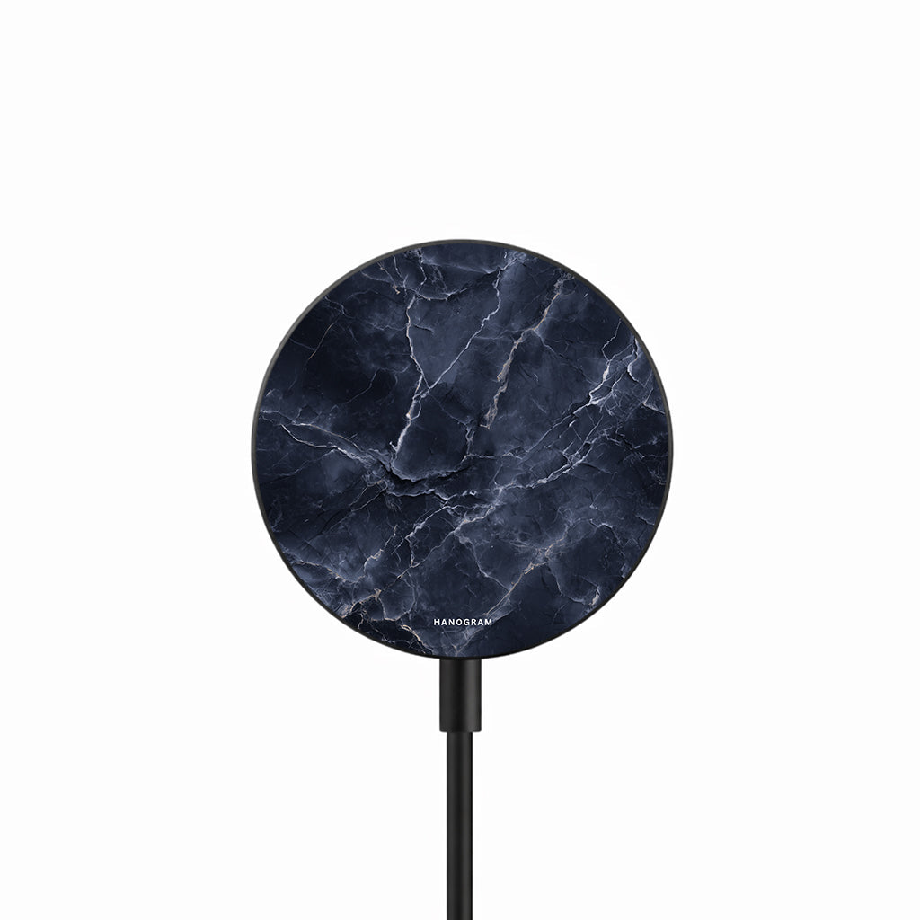 Midnight Navy Marble 25W 磁吸無線充電器