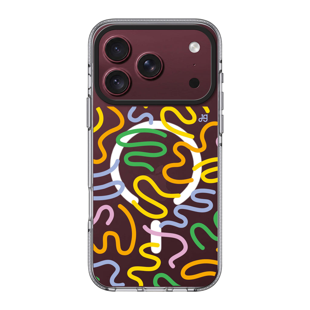 Abstract Doodles 水晶透明保護殼