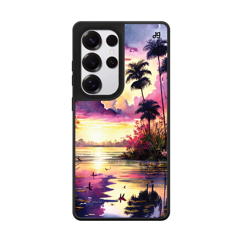 Tropical rainforest 鏡面手機殼
