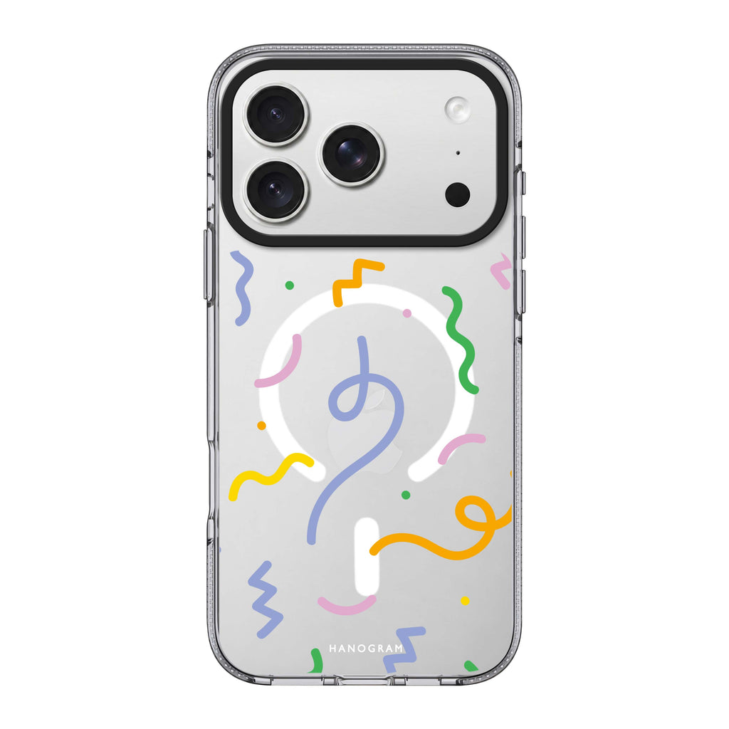 Abstract Doodles 水晶透明保護殼