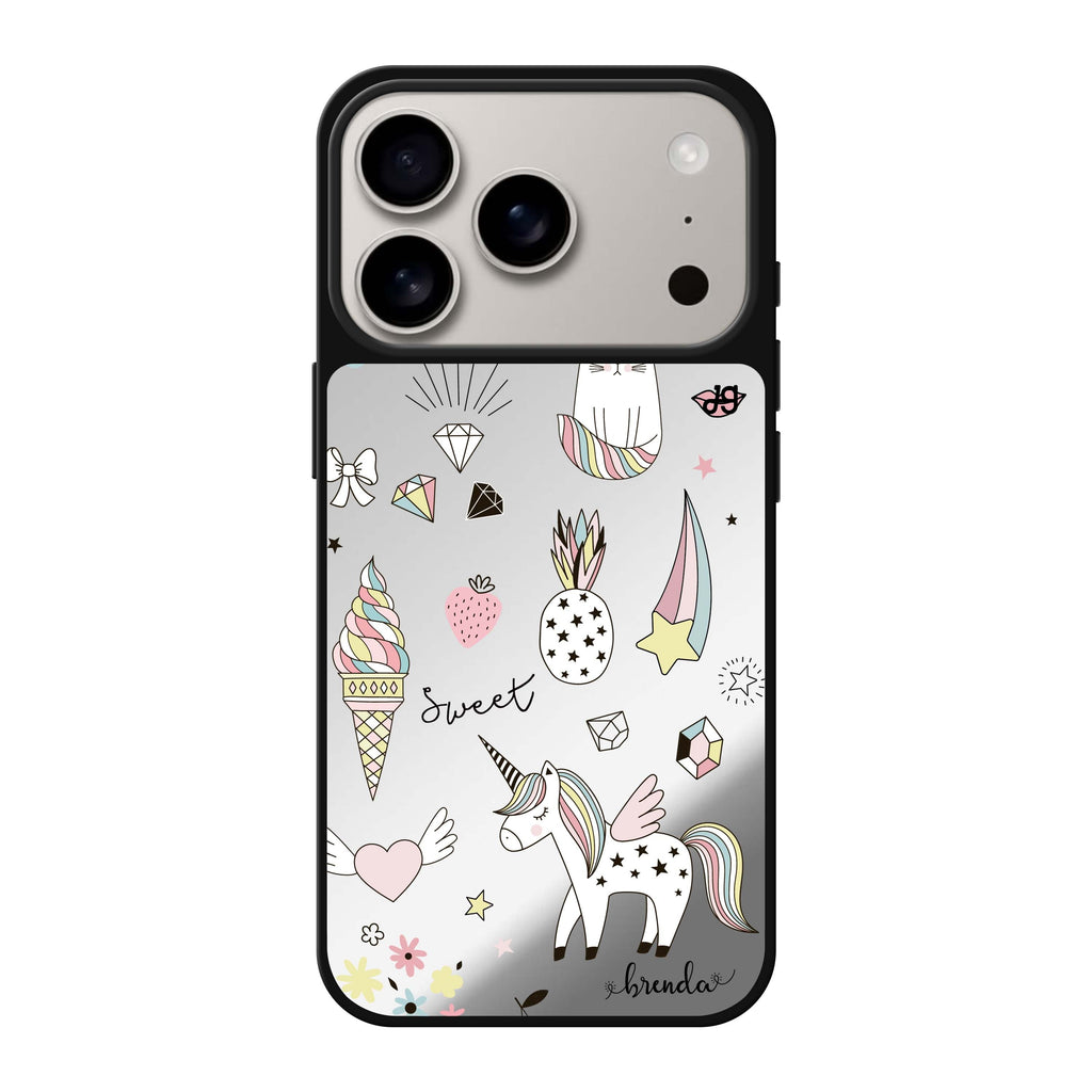 My lovely Cartoon 圖案 iPhone 17 Pro Max 鏡面手機殼主圖