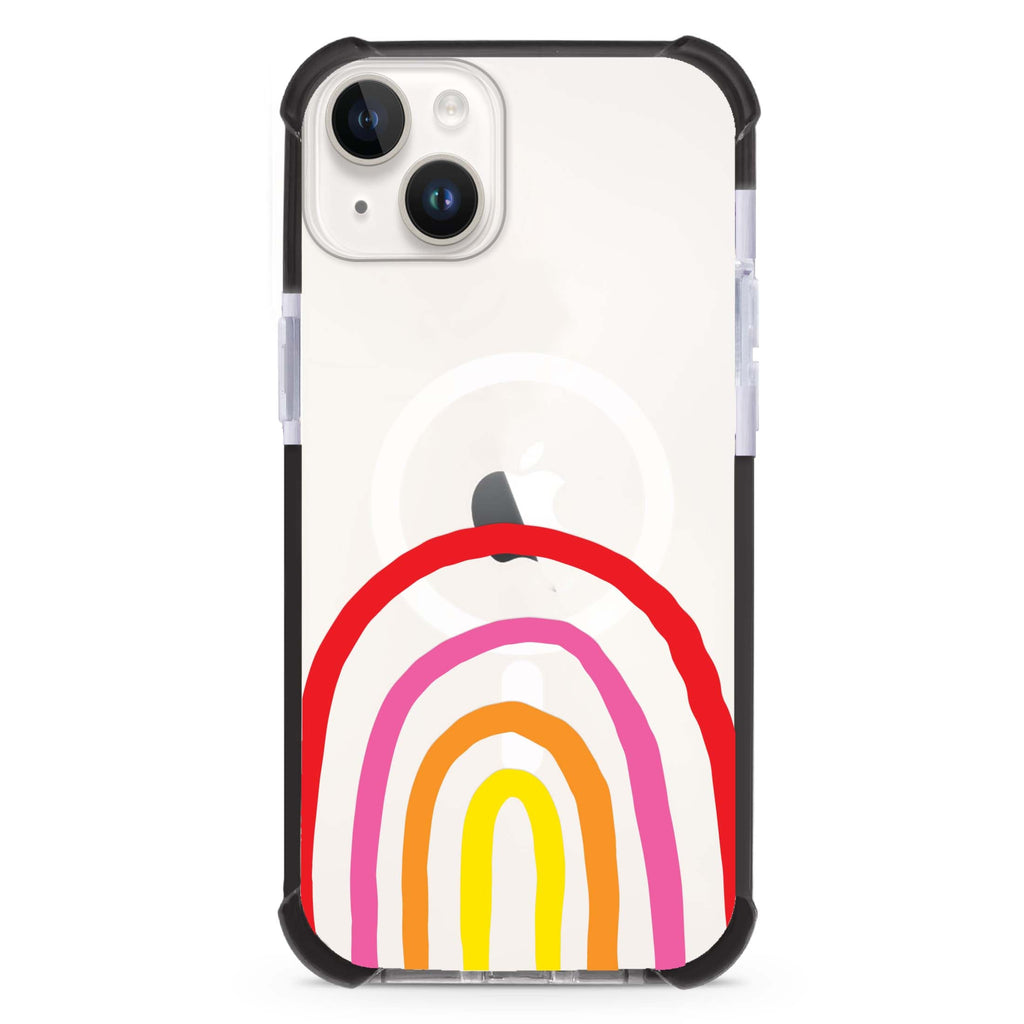 Rainbow Drawing iPhone 15 Plus Magsafe 兼容超強防摔保護殼