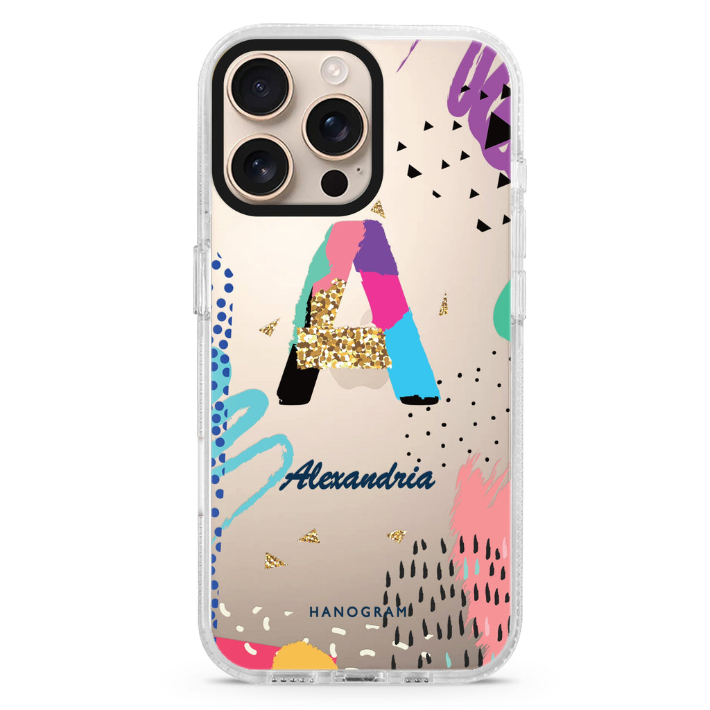 Artistic Monogram IV iPhone 16 Pro & 16 Pro Max Case - Personalized and Stylish Protection
