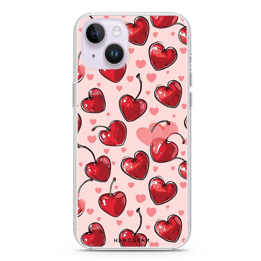 Cherry Amore iPhone 14 Magsafe 兼容水晶透明保護殼