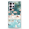 Paws by the Pool Samsung Galaxy Ultra 透明保護殼，適用 S26/S25/S24/S23 Ultra，圖1