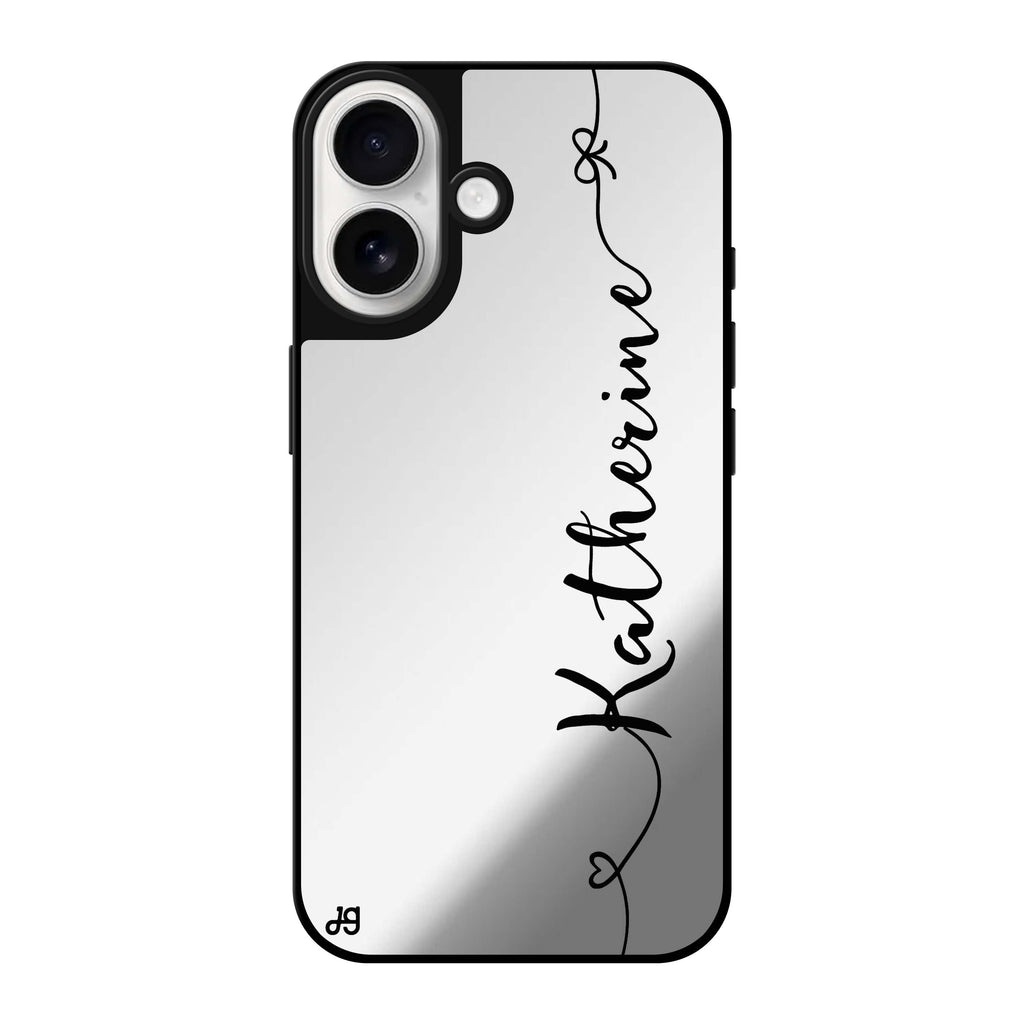 Reflective iPhone 16 Mirror Case –Think Different Design