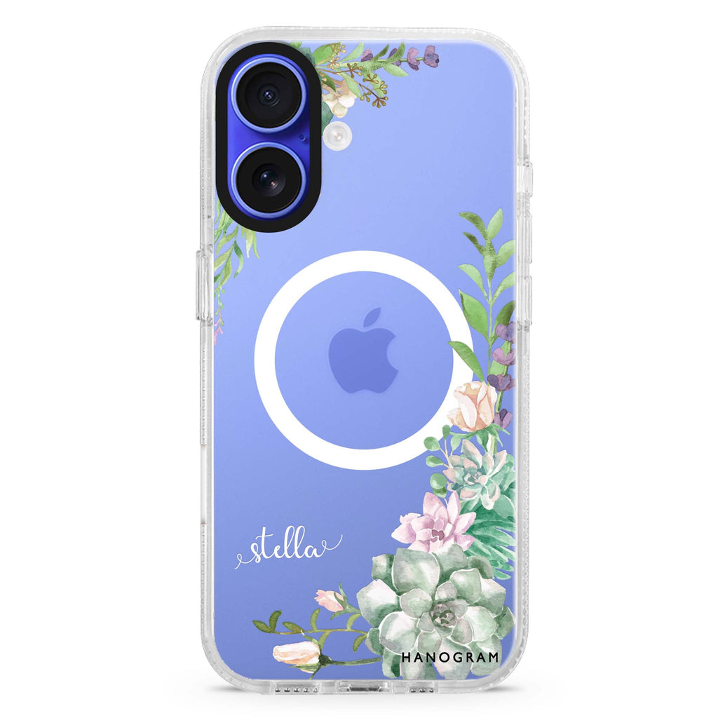 Rose in Wild Magsafe 兼容水晶透明保護殼