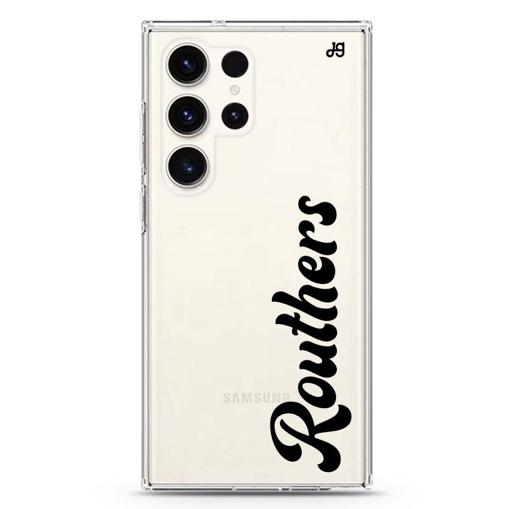Modern Nameplate Samsung Galaxy Ultra 可加名字透明保護殼，適用 S26/S25/S24/S23 Ultra，圖1