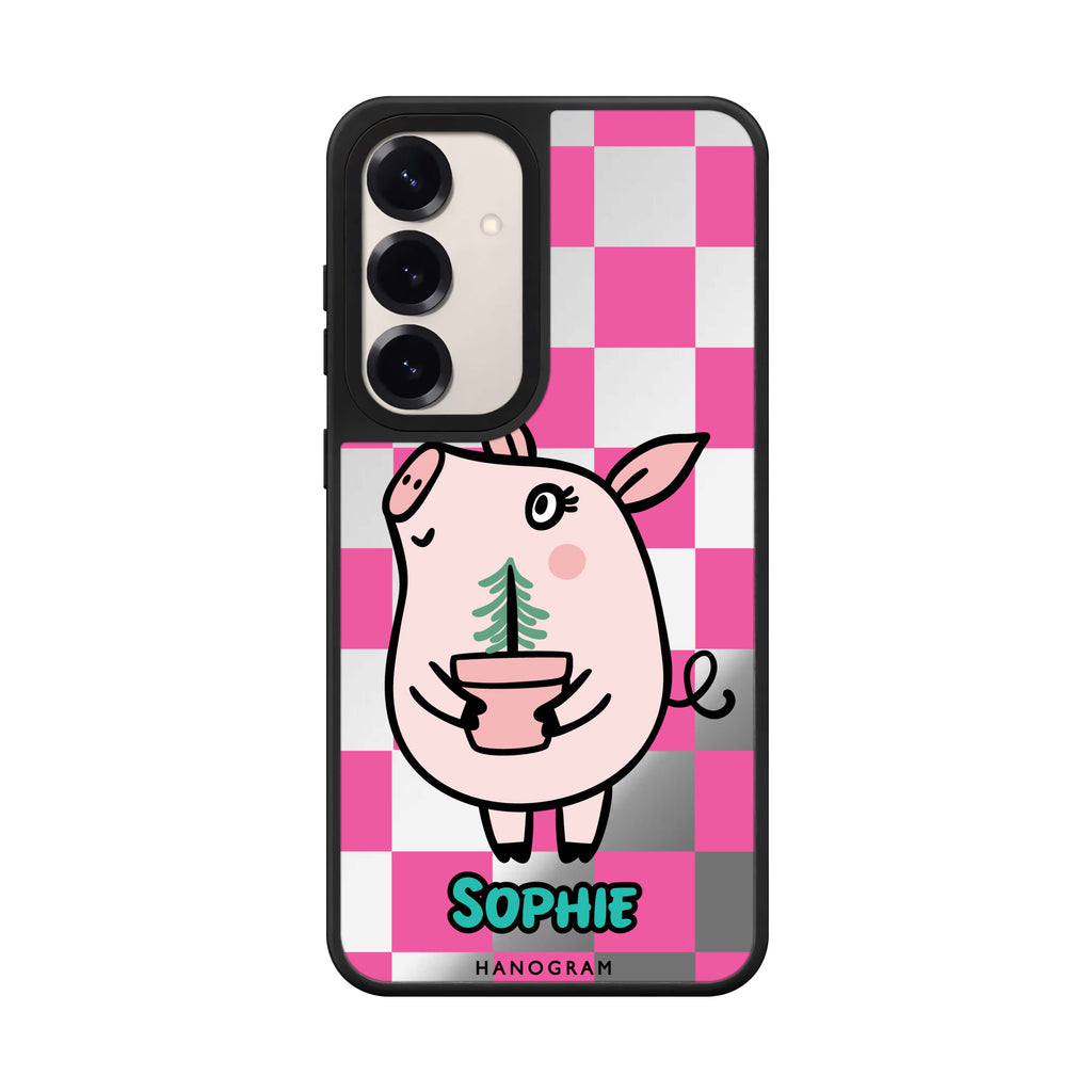 Lovely Pig 鏡面手機殼