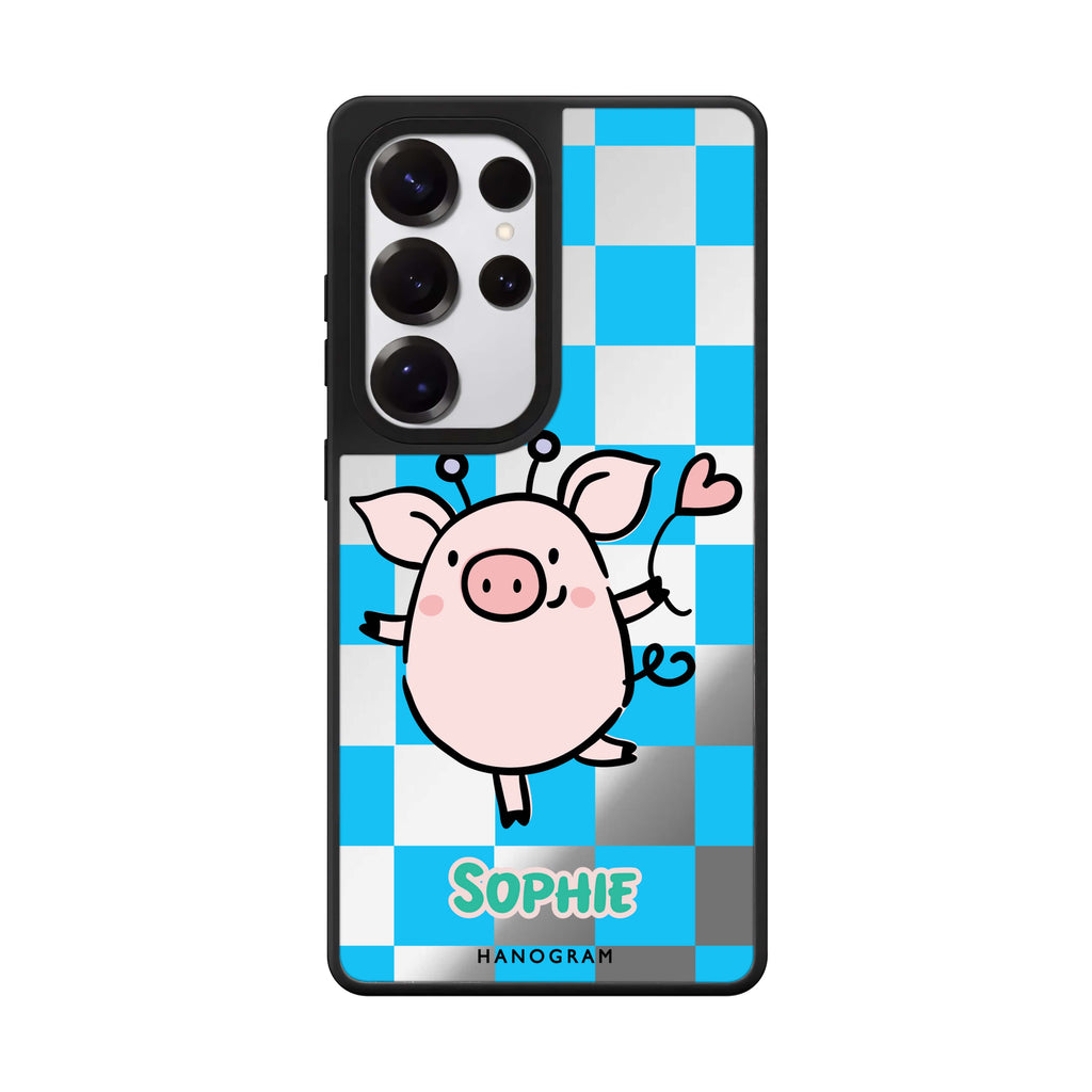 Happy Pig 鏡面手機殼