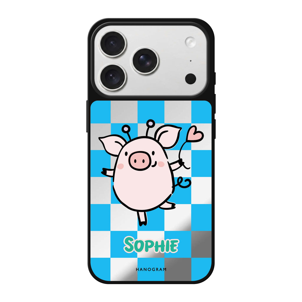 Happy Pig 鏡面手機殼