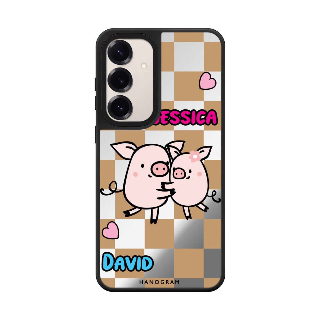 Love Pig 鏡面手機殼
