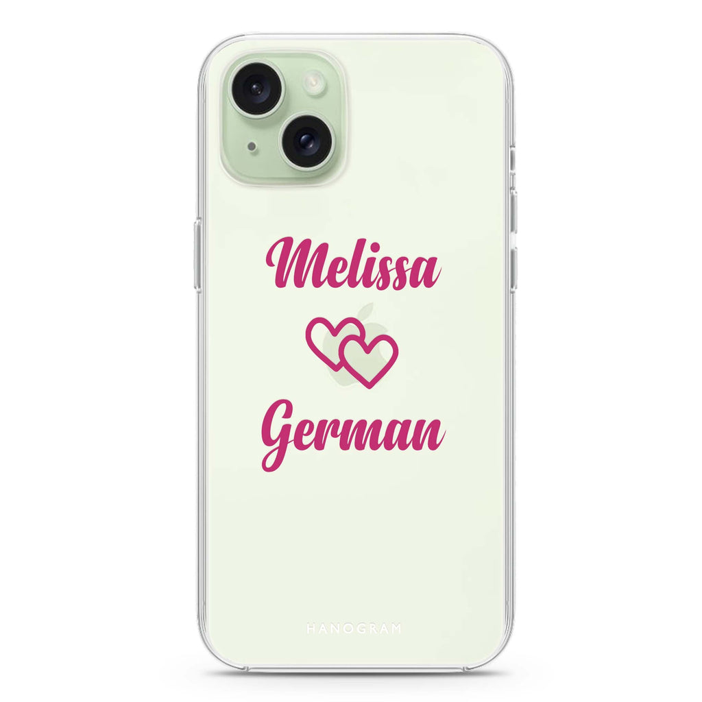 I Love You iPhone 15 水晶透明保護殼