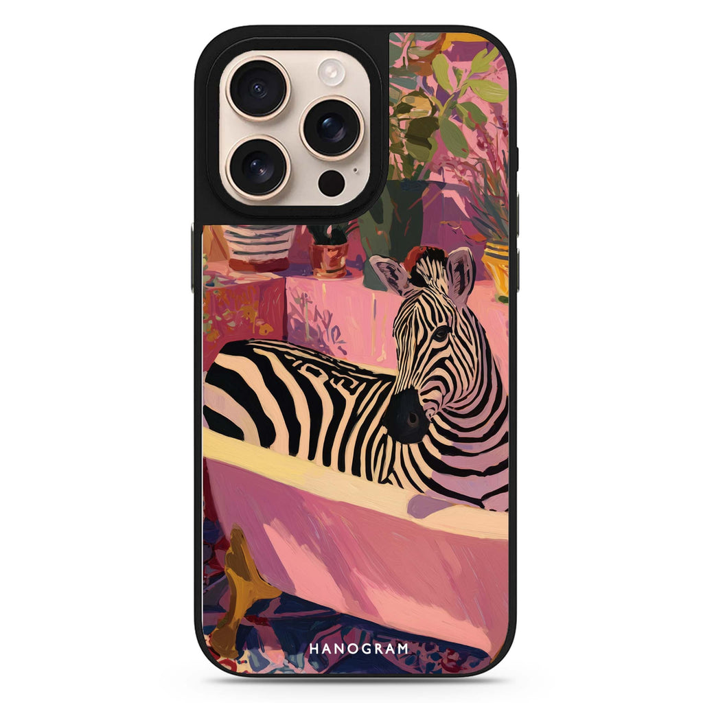 Zebra Bath 鏡面手機殼