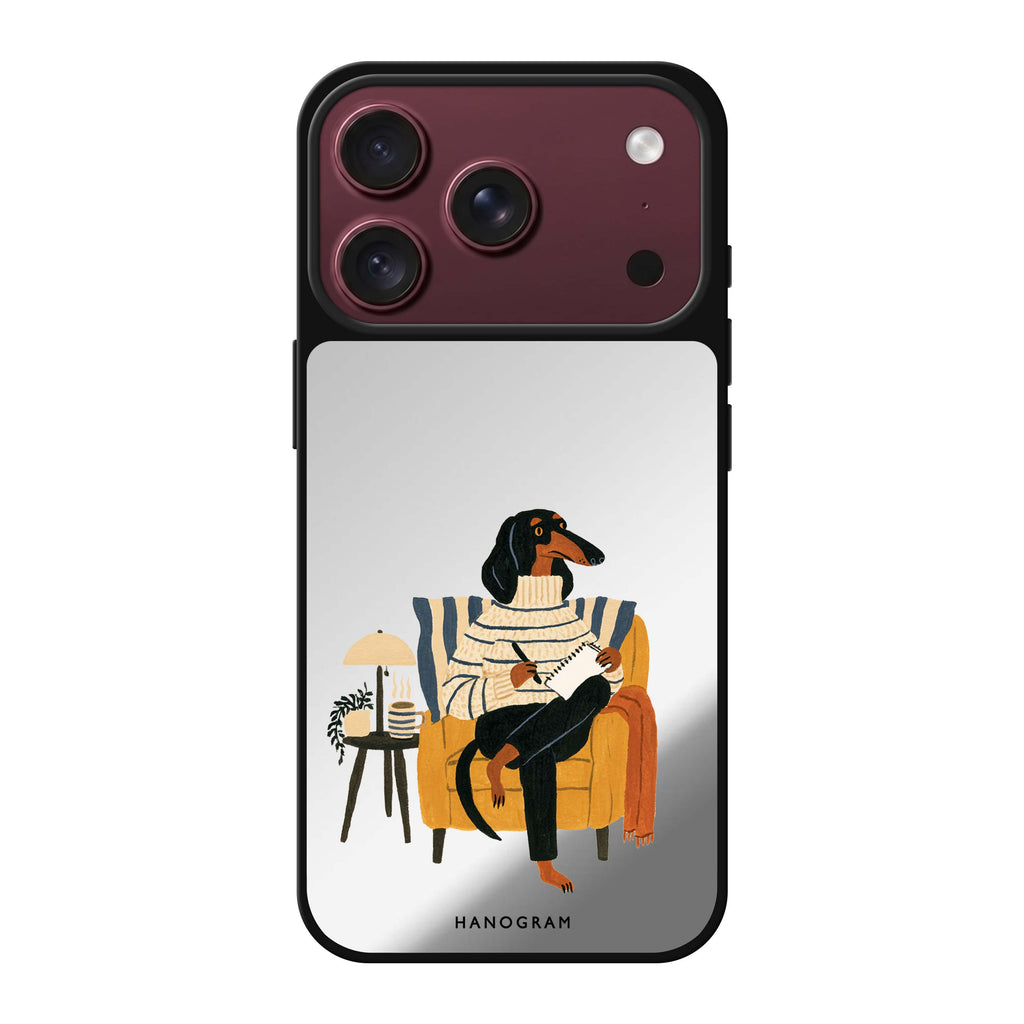 The Dachshund's Journal 鏡面手機殼