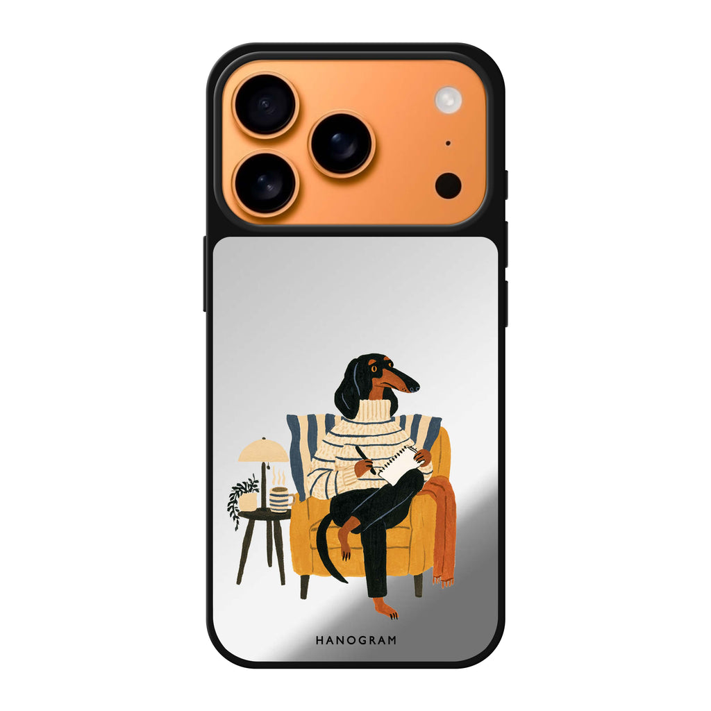 The Dachshund's Journal 鏡面手機殼