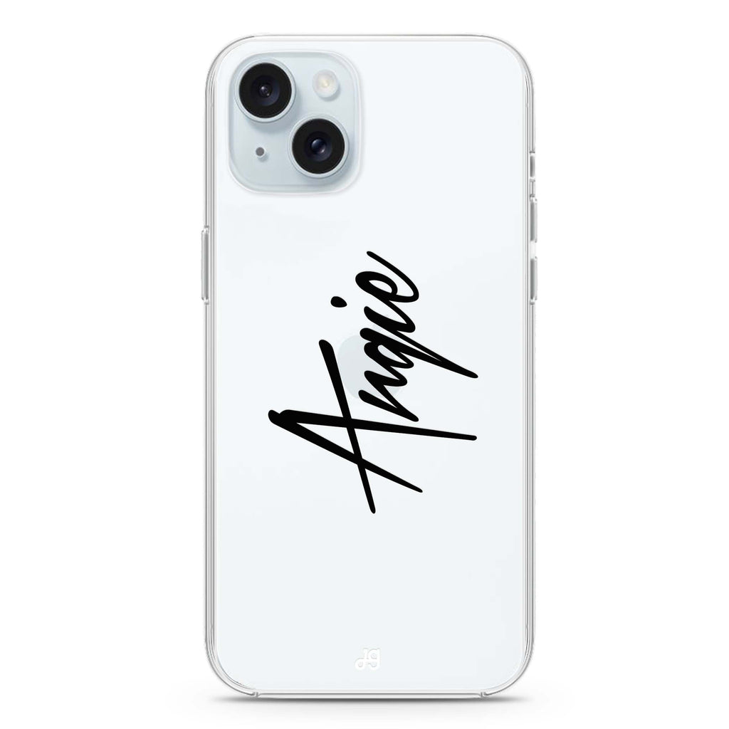 My Love Handwritten iPhone 15 plus 水晶透明保護殼