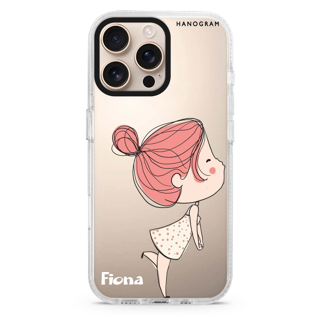 Cute girl kissing iPhone 16 Pro & 16 Pro Max Case - Personalized and Stylish Protection