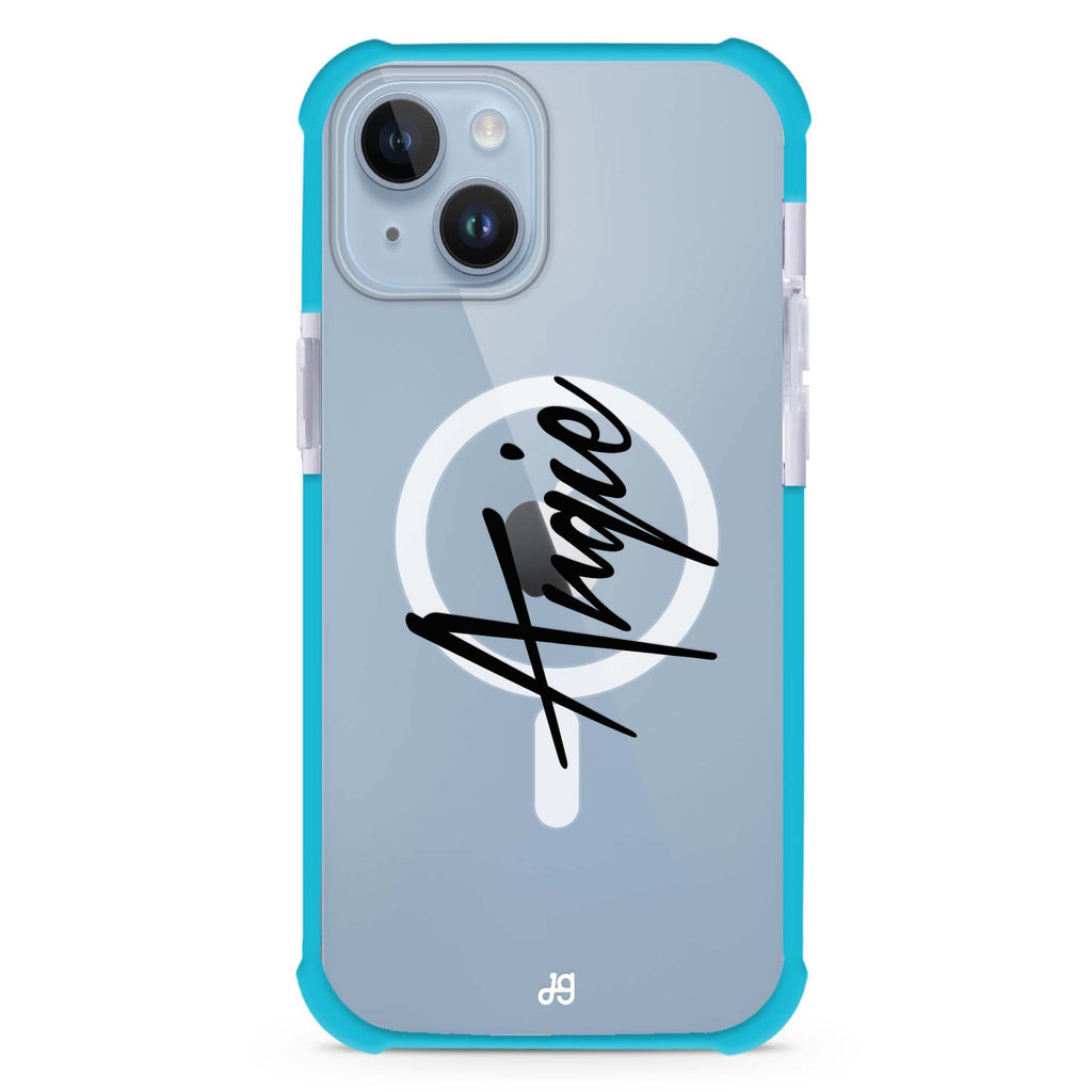 My Love Handwritten iPhone 15 Plus Magsafe 兼容超強防摔保護殼