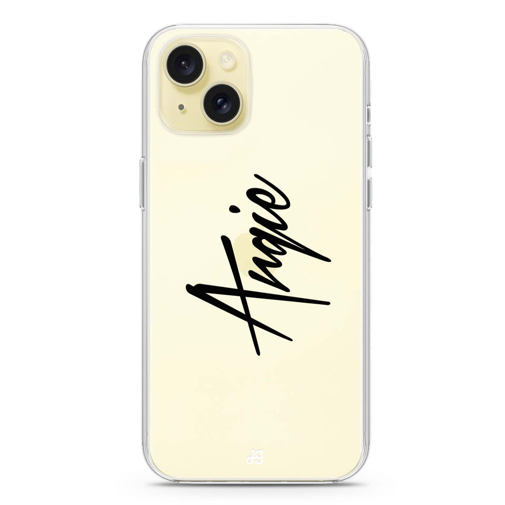 My Love Handwritten iPhone 15 水晶透明保護殼