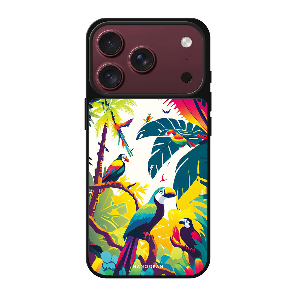 Tropical birds 鏡面手機殼