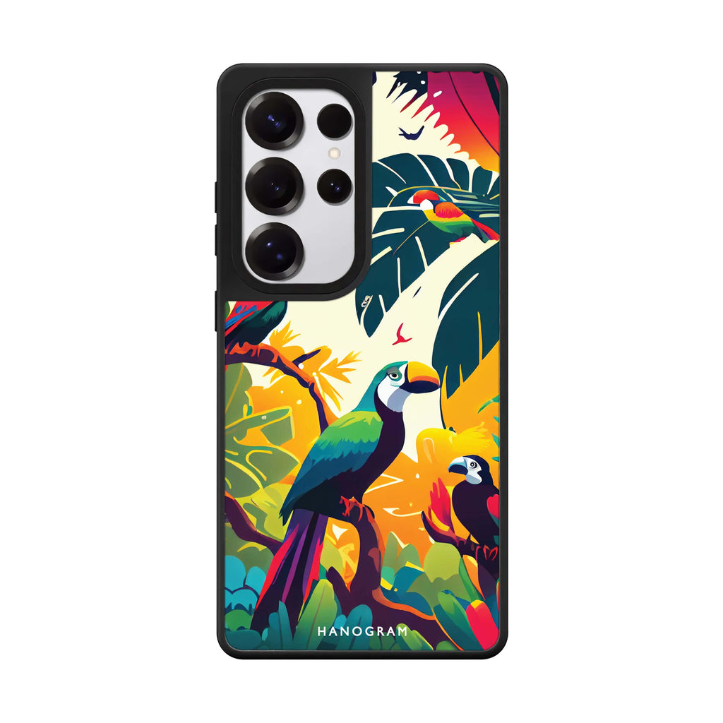 Tropical birds 鏡面手機殼