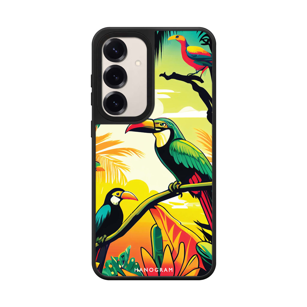 Tropical birds 鏡面手機殼