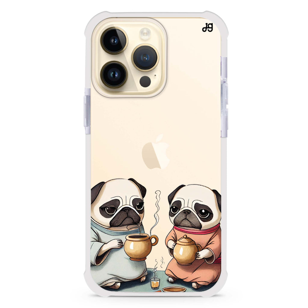 Pug Tea Time 超強防摔保護殼