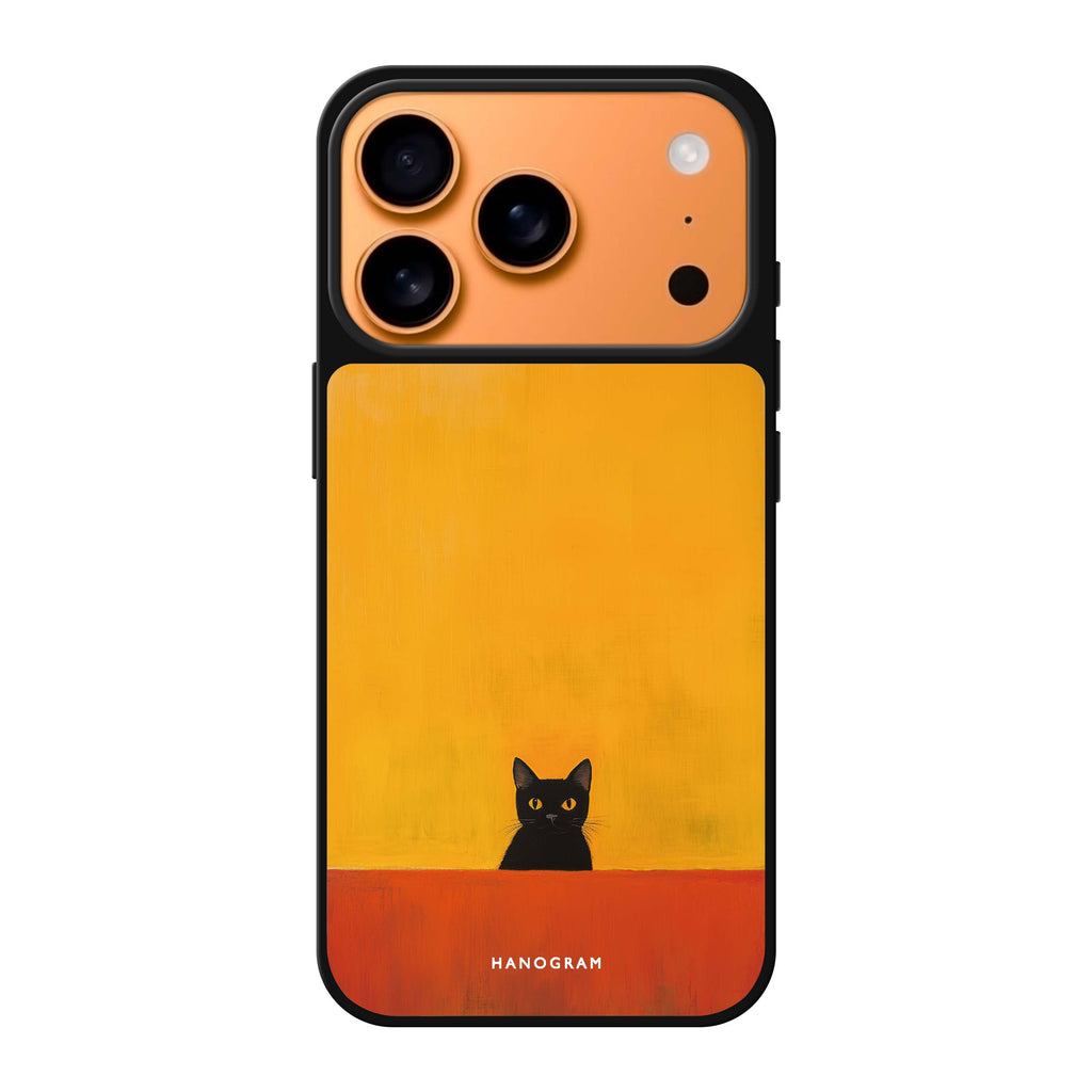 Minimalist Meow 貓咪 iPhone 17 Pro Max 鏡面手機殼主圖