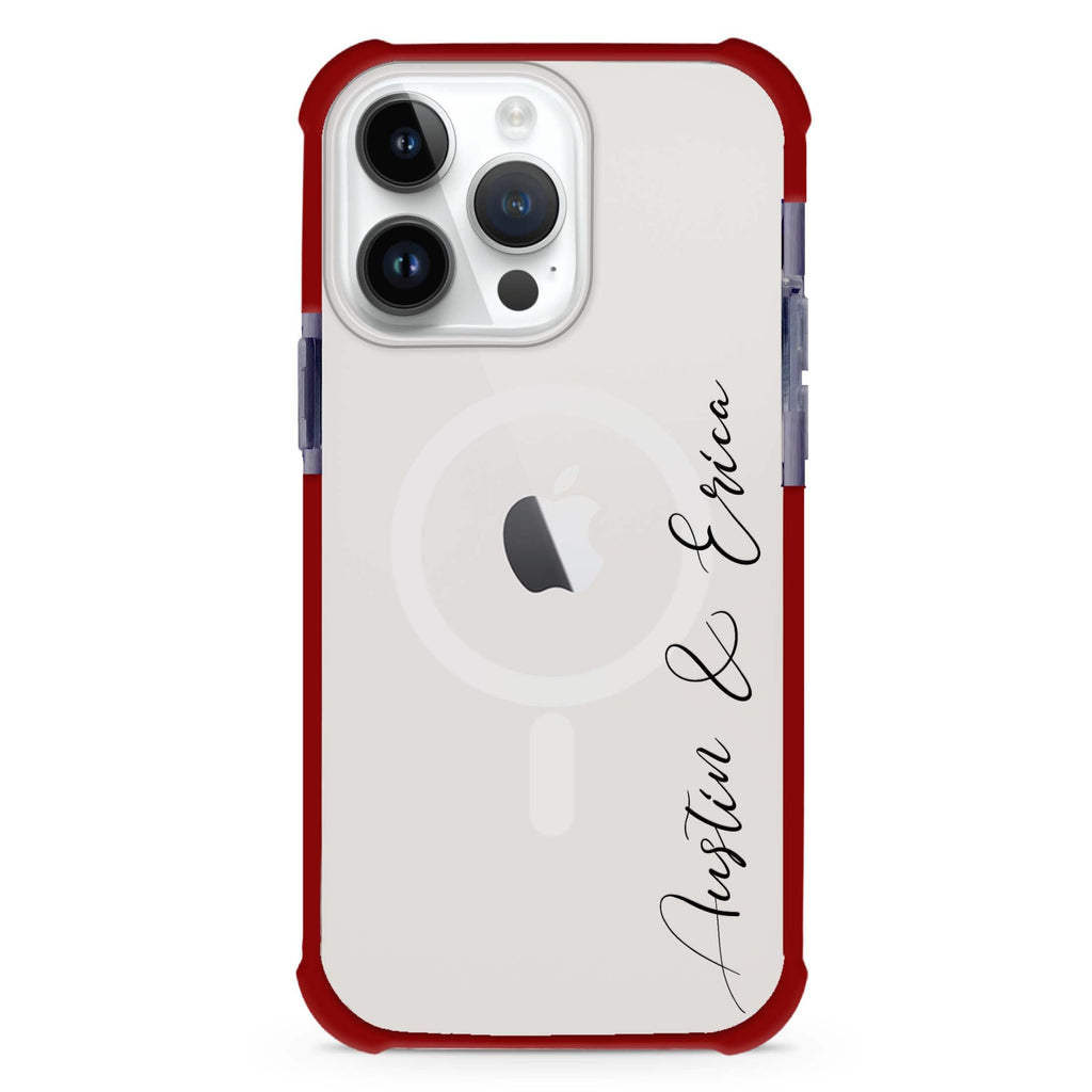 Handwritten You And Me iPhone Magsafe 兼容超強防摔保護殼