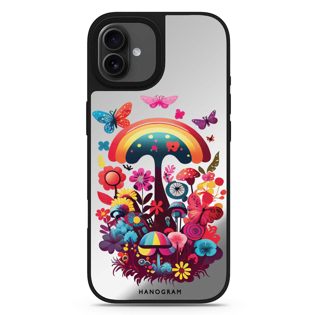Magic Garden iPhone 17 花卉鏡面手機殼 主圖設計