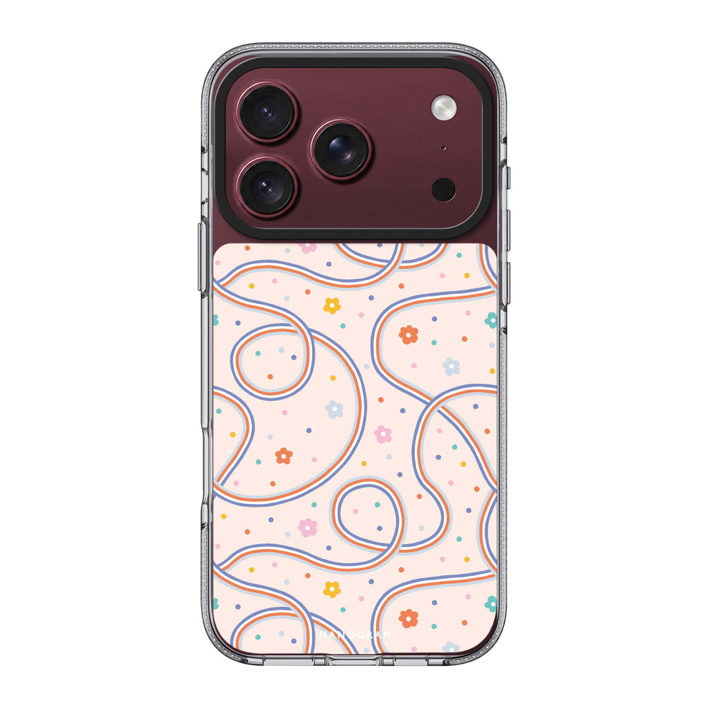 Floral & Line 水晶透明保護殼