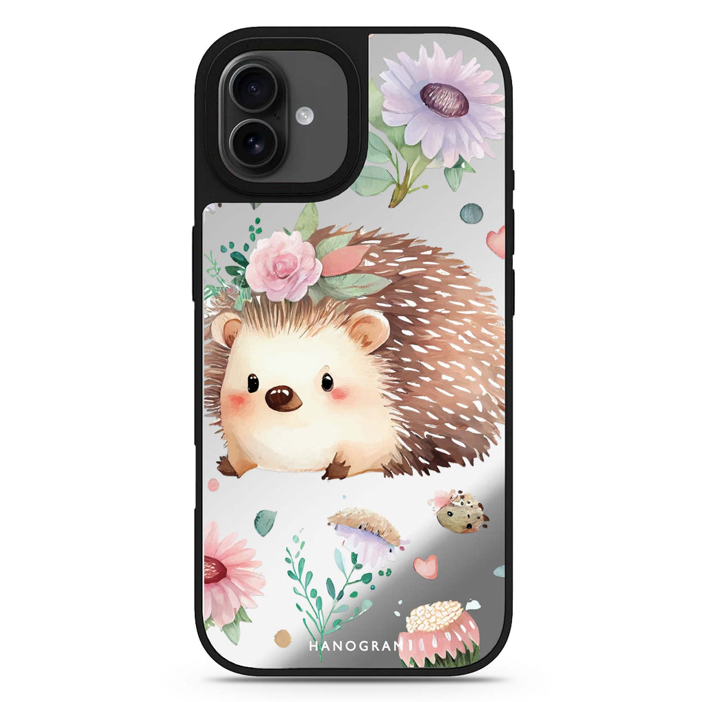 Hedgehog iPhone 17 鏡面手機殼 主圖設計