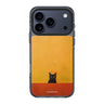 Minimalist Meow iPhone 17 Pro Max MagSafe 水晶透明保護殼 貓圖案設計 圖1
