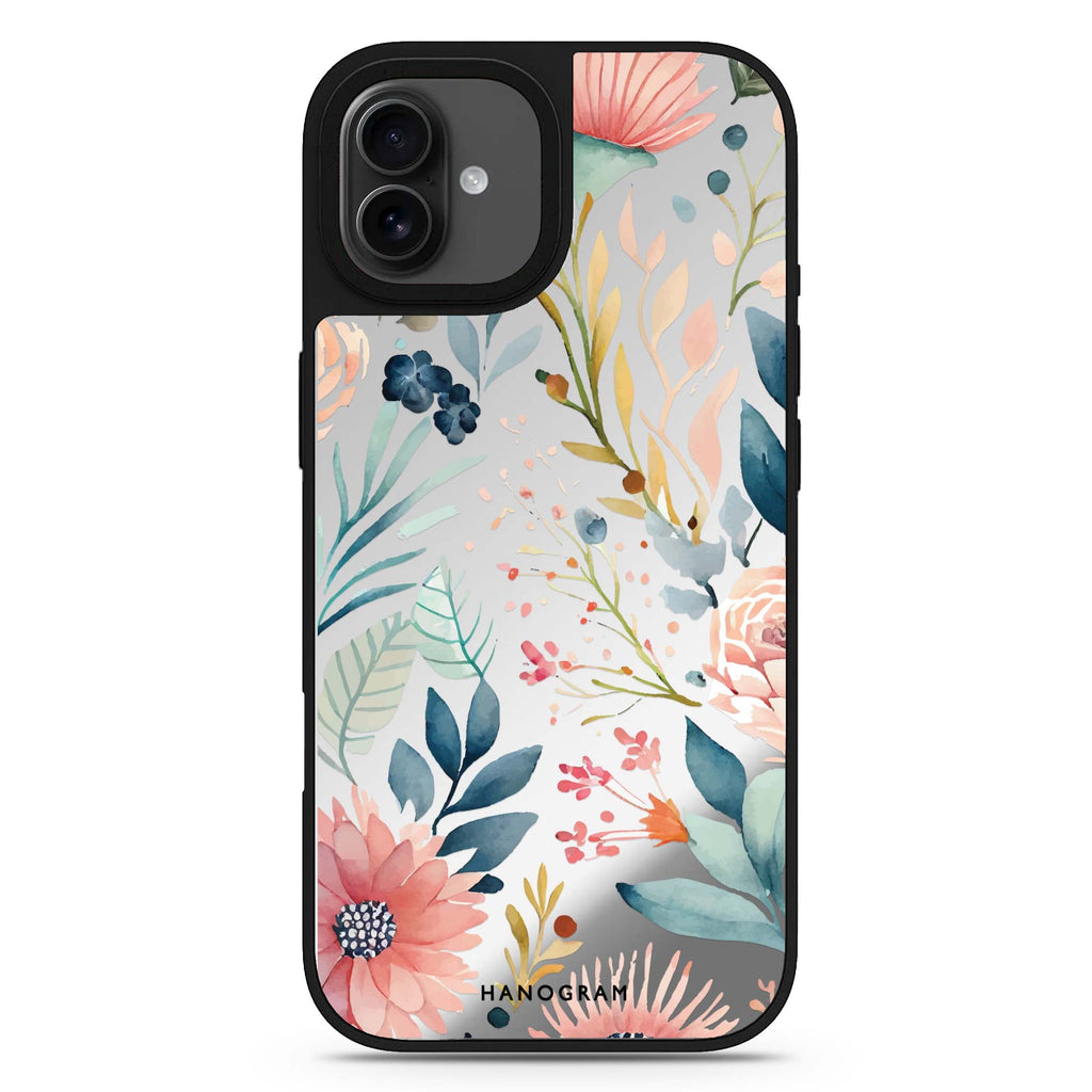 Floral Pattern 款式3 iPhone 17 花卉鏡面手機殼 主圖設計
