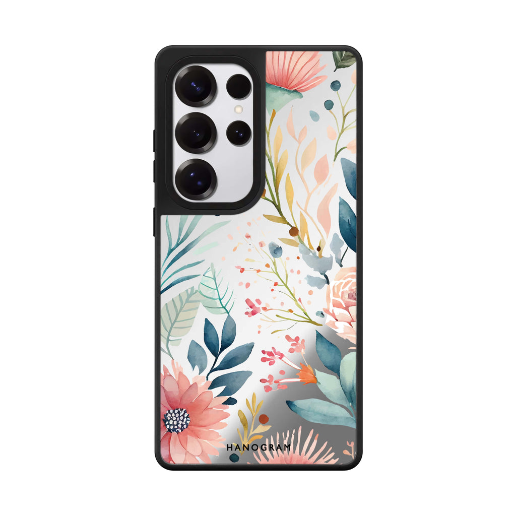 Floral Pattern 鏡面手機殼