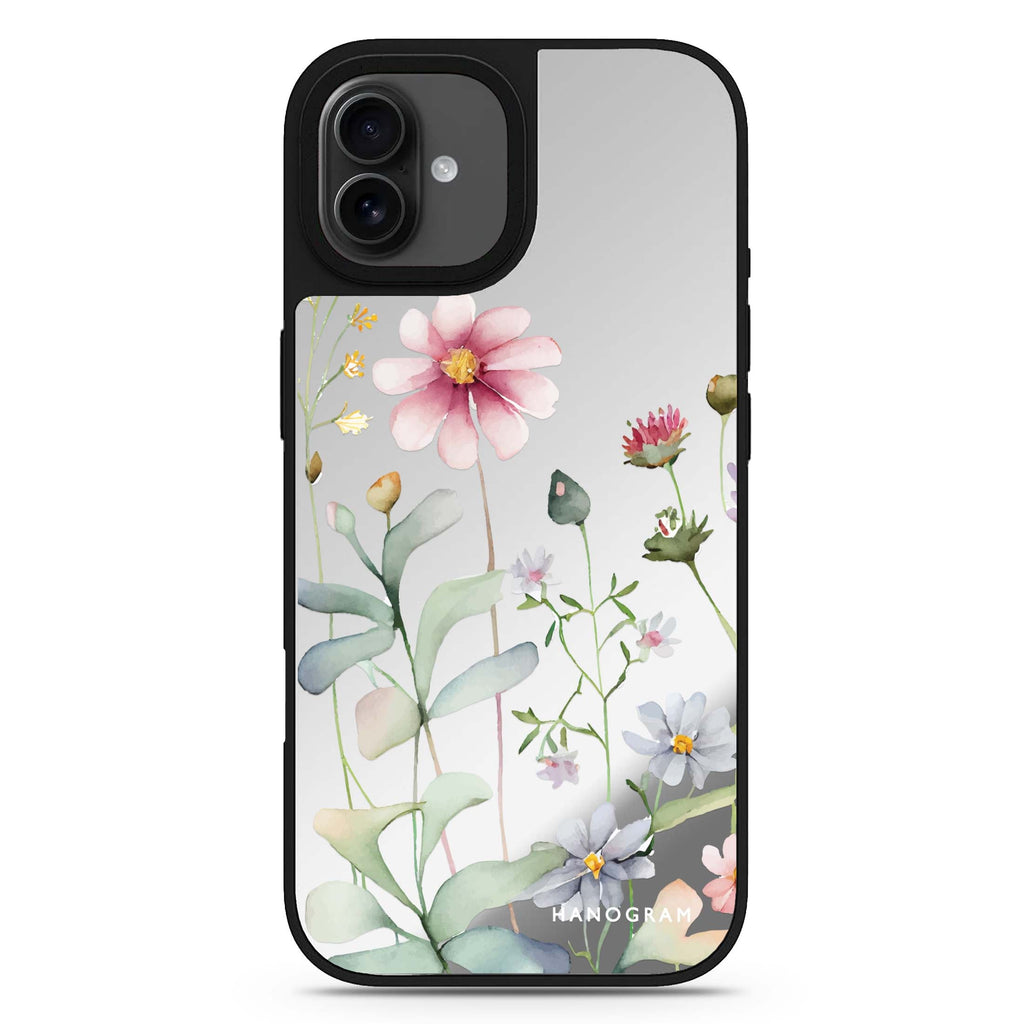 Floral 款式6 iPhone 17 花卉鏡面手機殼 主圖設計