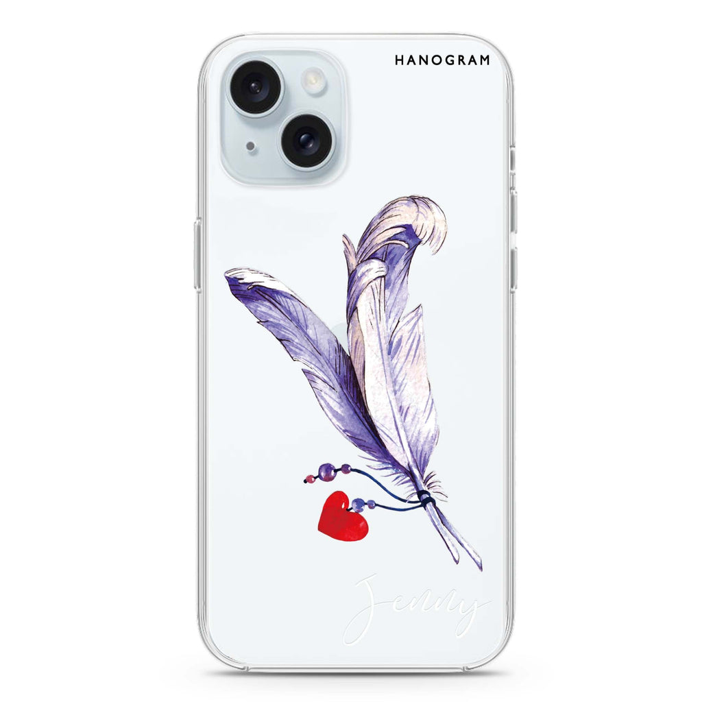 Feather iPhone 15 水晶透明保護殼
