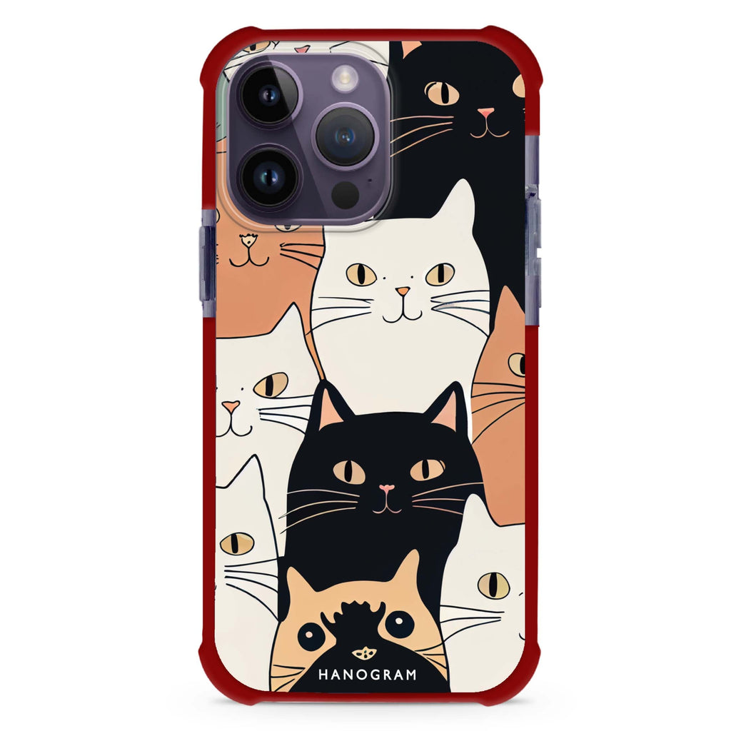 Look Cats iPhone Magsafe 兼容超強防摔保護殼