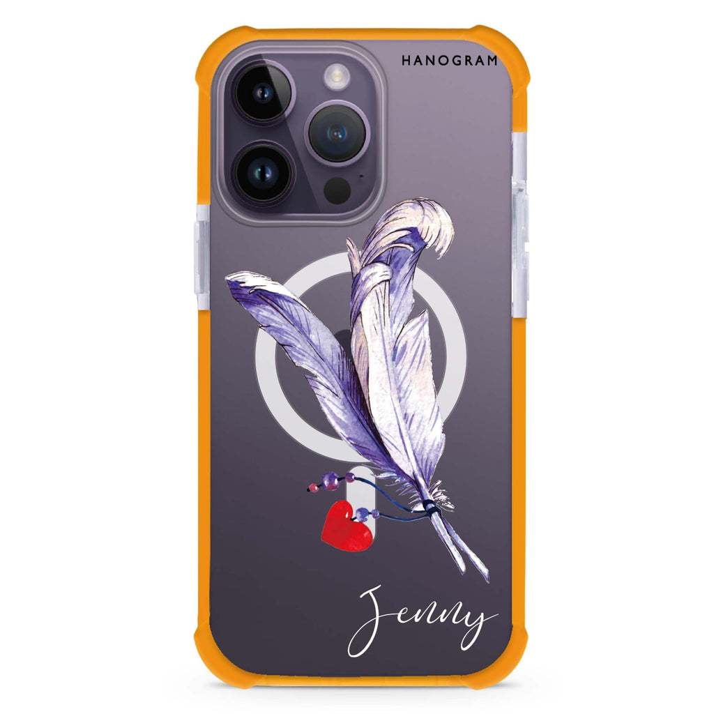 Feather Love iPhone Magsafe 兼容超強防摔保護殼