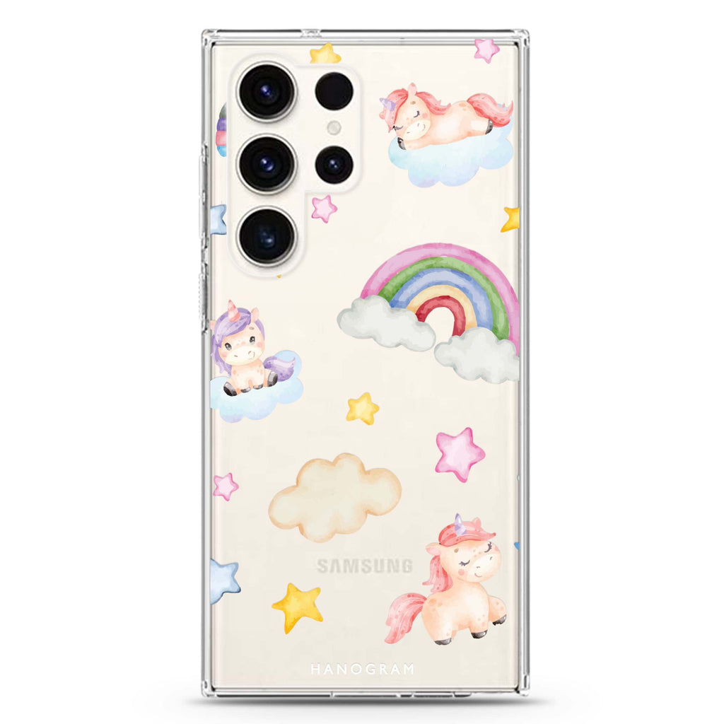 Magic Mane Marvels Samsung Galaxy Ultra 透明保護殼，適用 S26/S25/S24/S23 Ultra，圖1